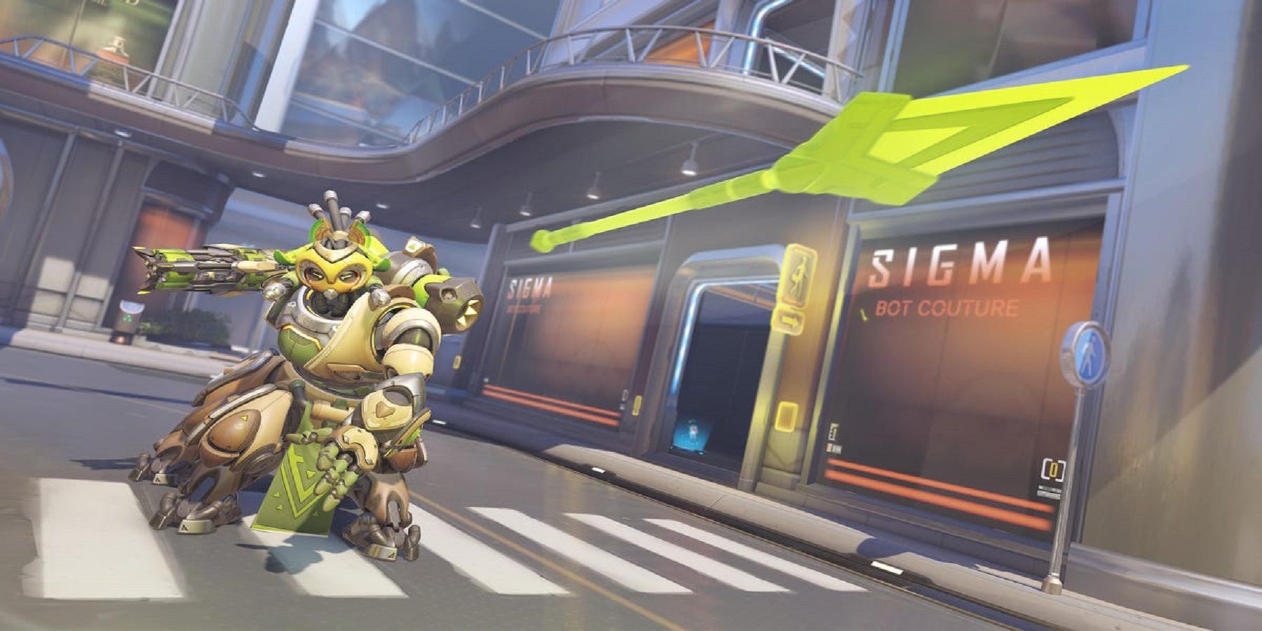 A player's animation shows how Orisa gets her new braids for Overwatch 2.