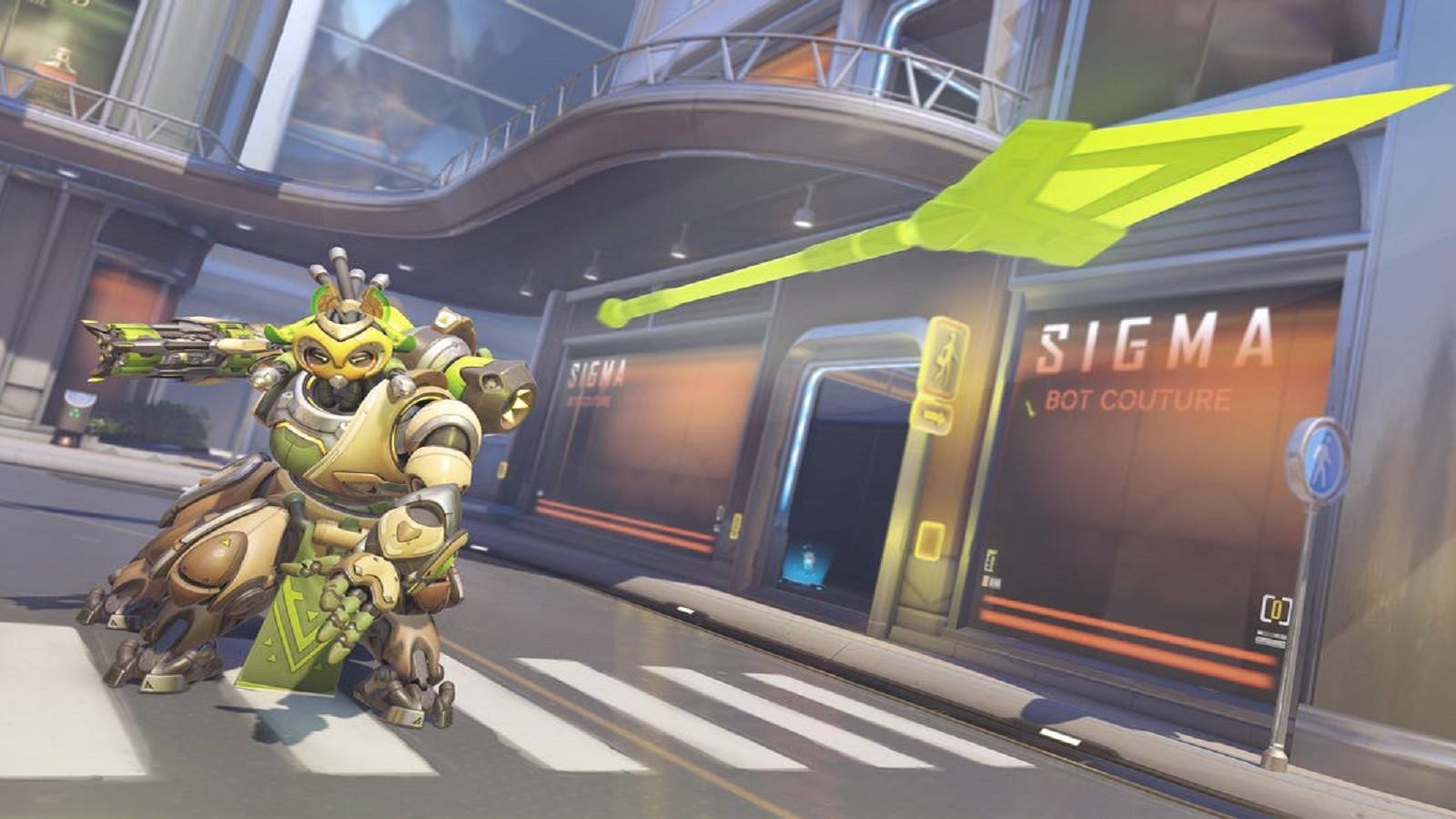A player's animation shows how Orisa gets her new braids for Overwatch 2.