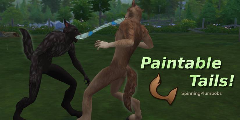 a sims 4 that gives werewolves tails that can be used with the paint tool in CAS