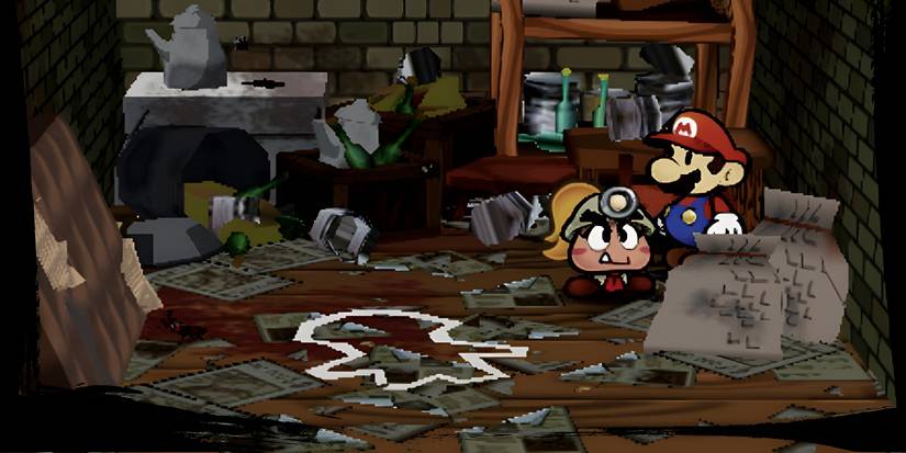 paper mario abandonned shack murder