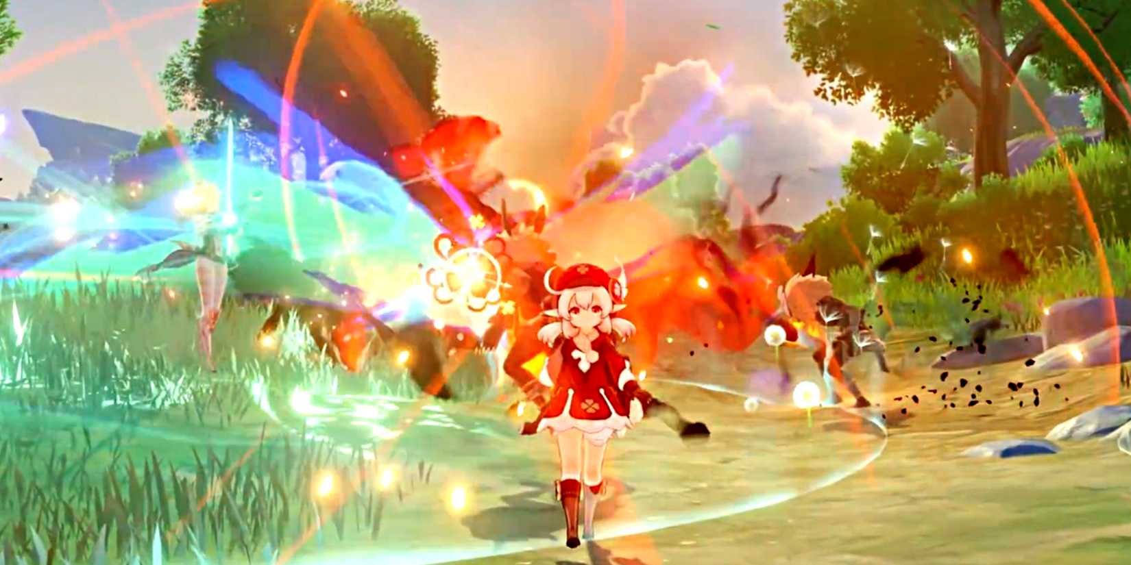 playing Klee on elementary reactions in the impact of Genshin