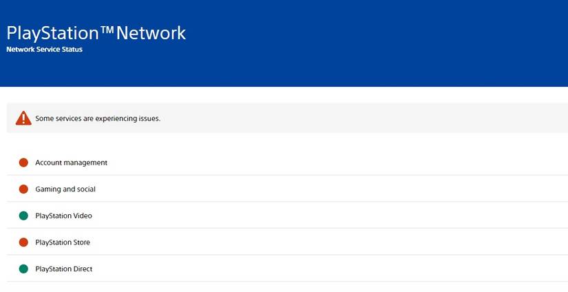 playstation network service status july 2022