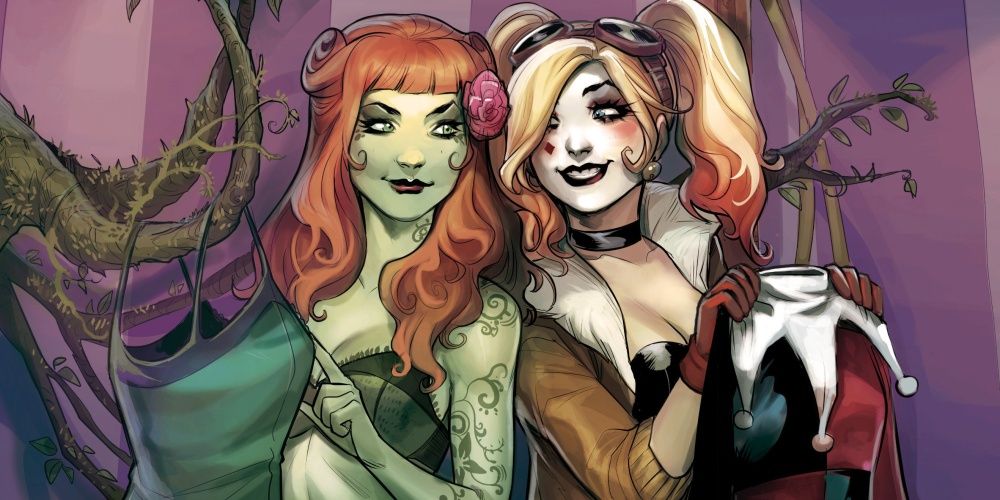 poison ivy and harley quinn as bombshells