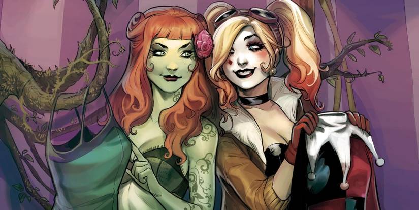 poison ivy and harley quinn as bombshells