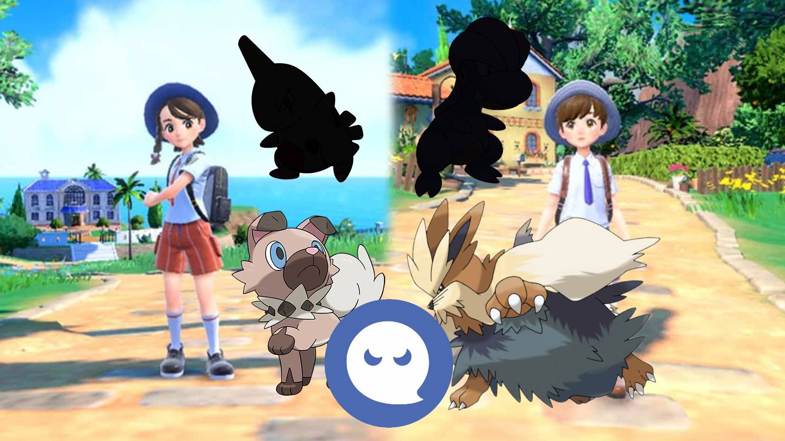 pokemon scarlet violet riddler khu leaks new pokemon evolution line pseudo-legendary past future form puppy pokemon ghost type