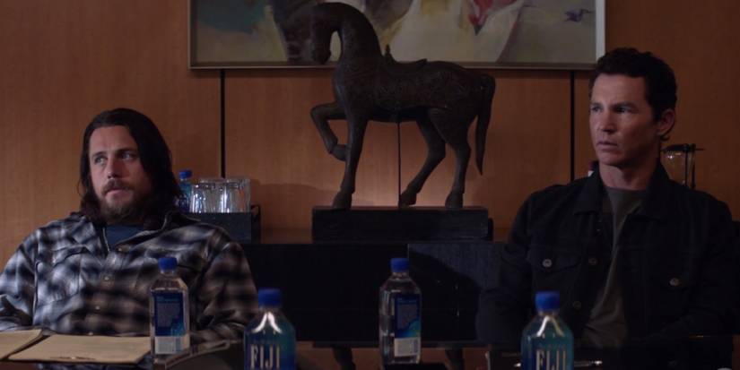 Craig (Ben Robson) and Pope (Shawn Hatosy) in Animal Kingdom season 6