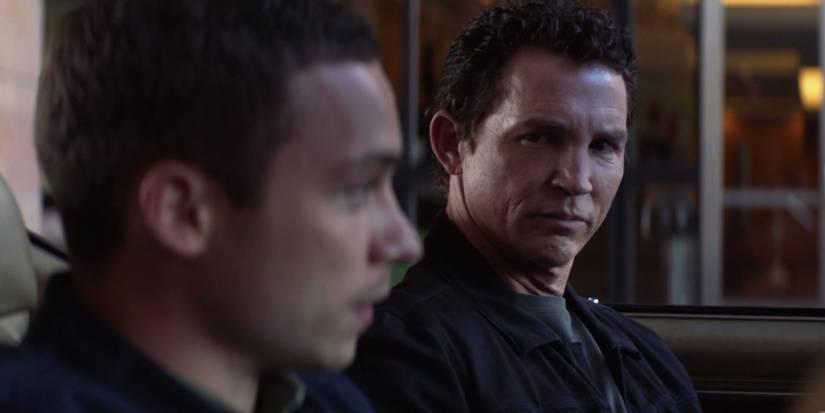 J (Finn Cole) and Pope (Shawn Hatosy) in Animal Kingdom season 6