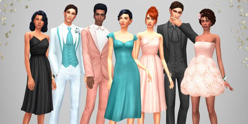a cc clothing collection based on prom