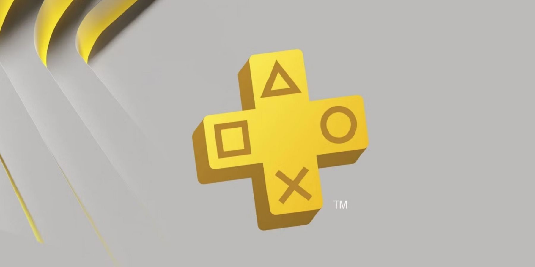 ps plus logo grey background