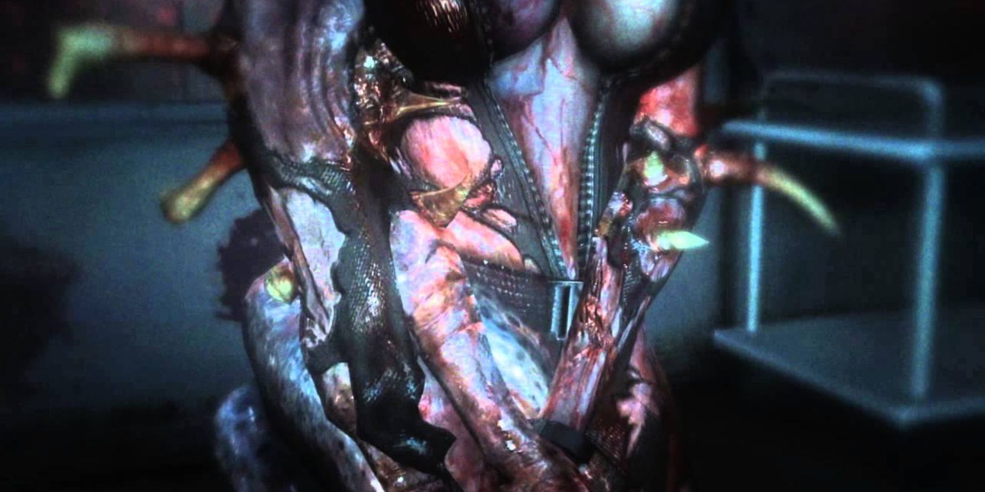 rachel gets oozed, resident evil revelations (1)