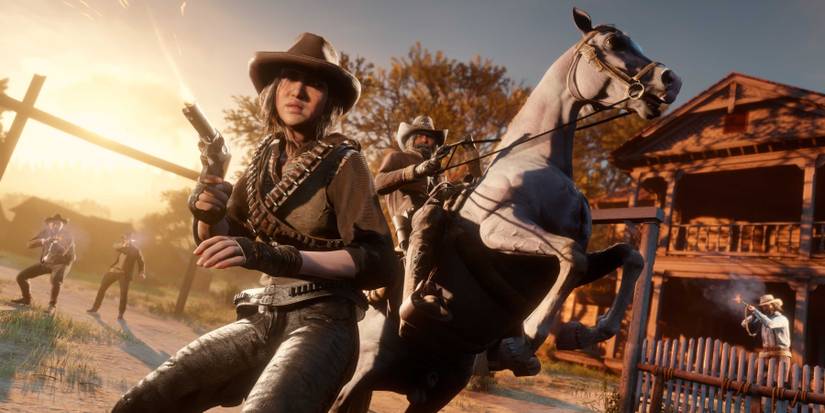 red dead redemption 2 shootout screenshot
