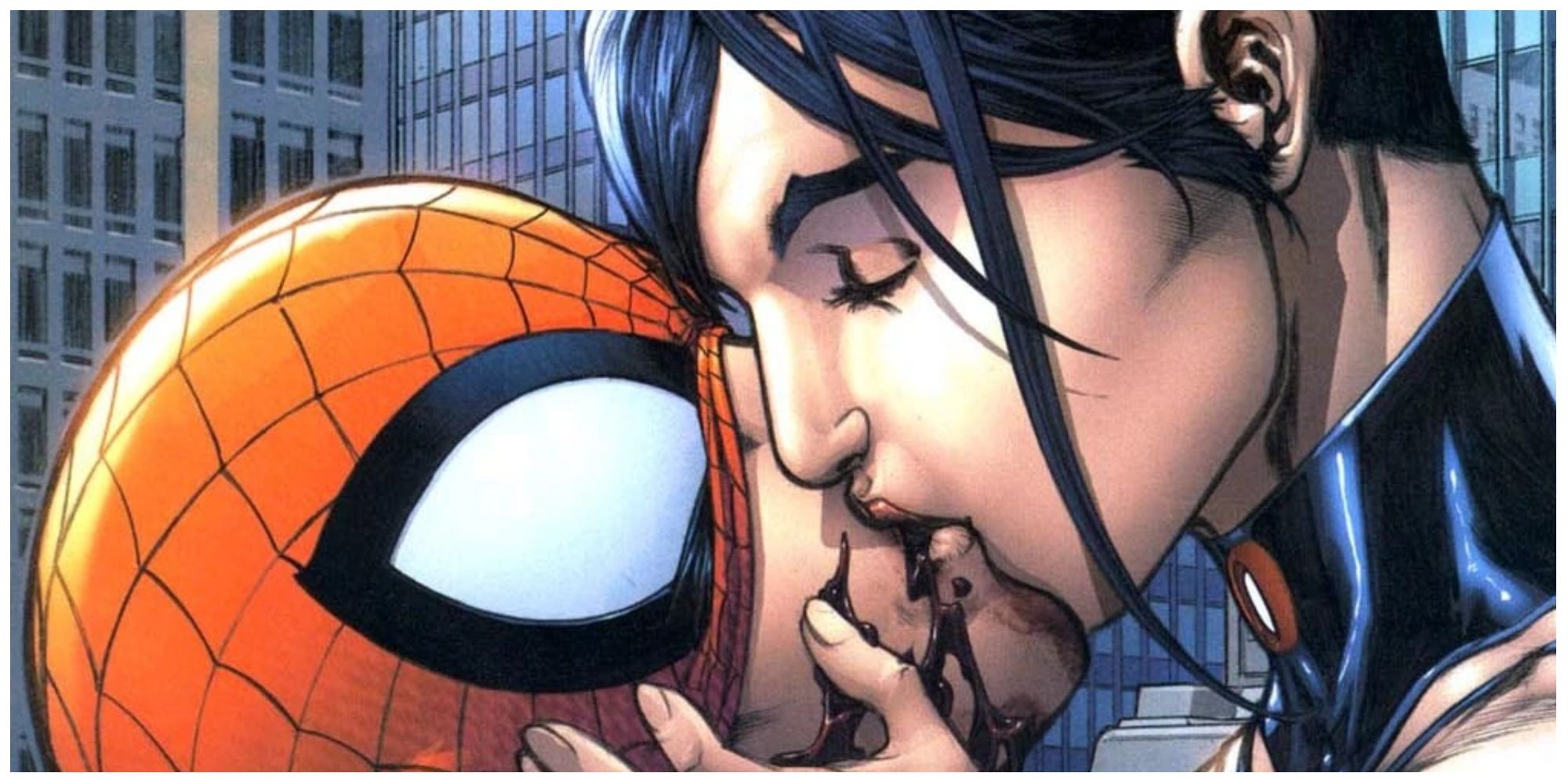 Spider-Man Kissing In Comic Books