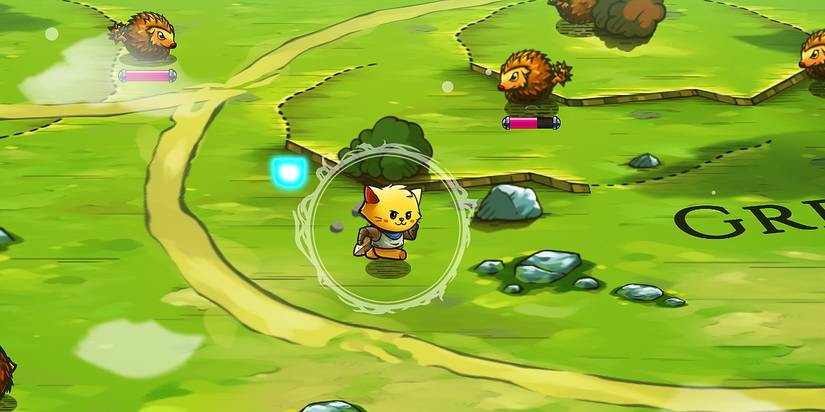 Screenshot from open world Cat Quest 