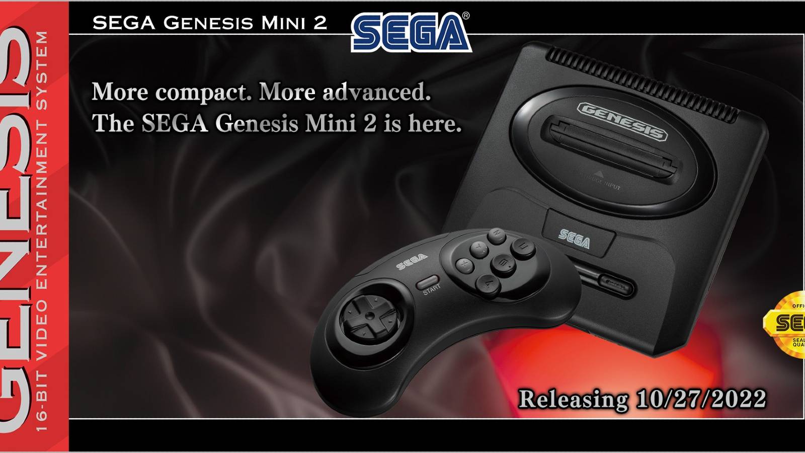 sega genesis mini 2 promo