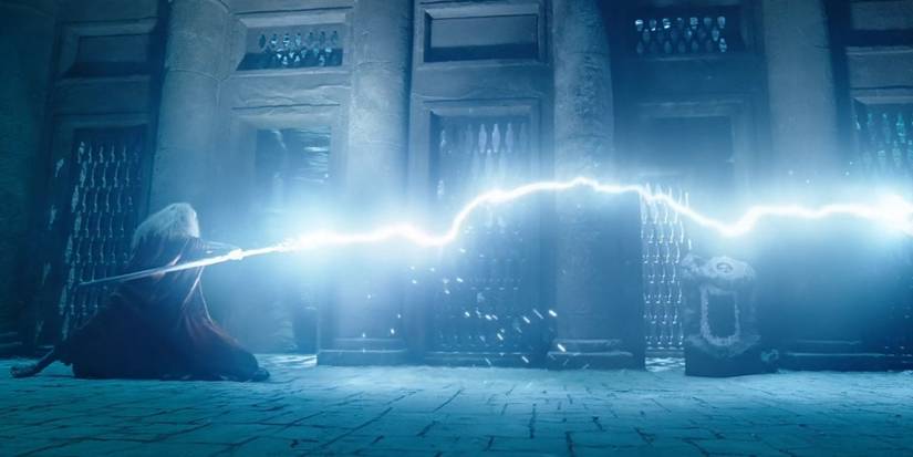 shazam wizard with the staff