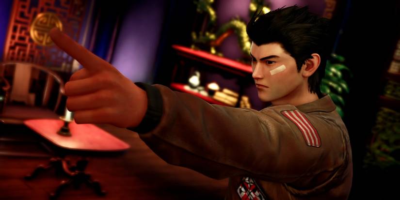Ryo confronts Lan Di at the end of Shenmue 3