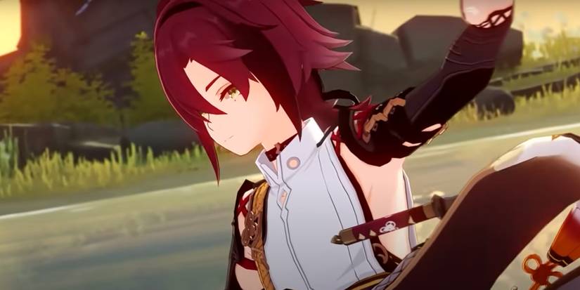 shikanoin heizou raising his hand in genshin impact