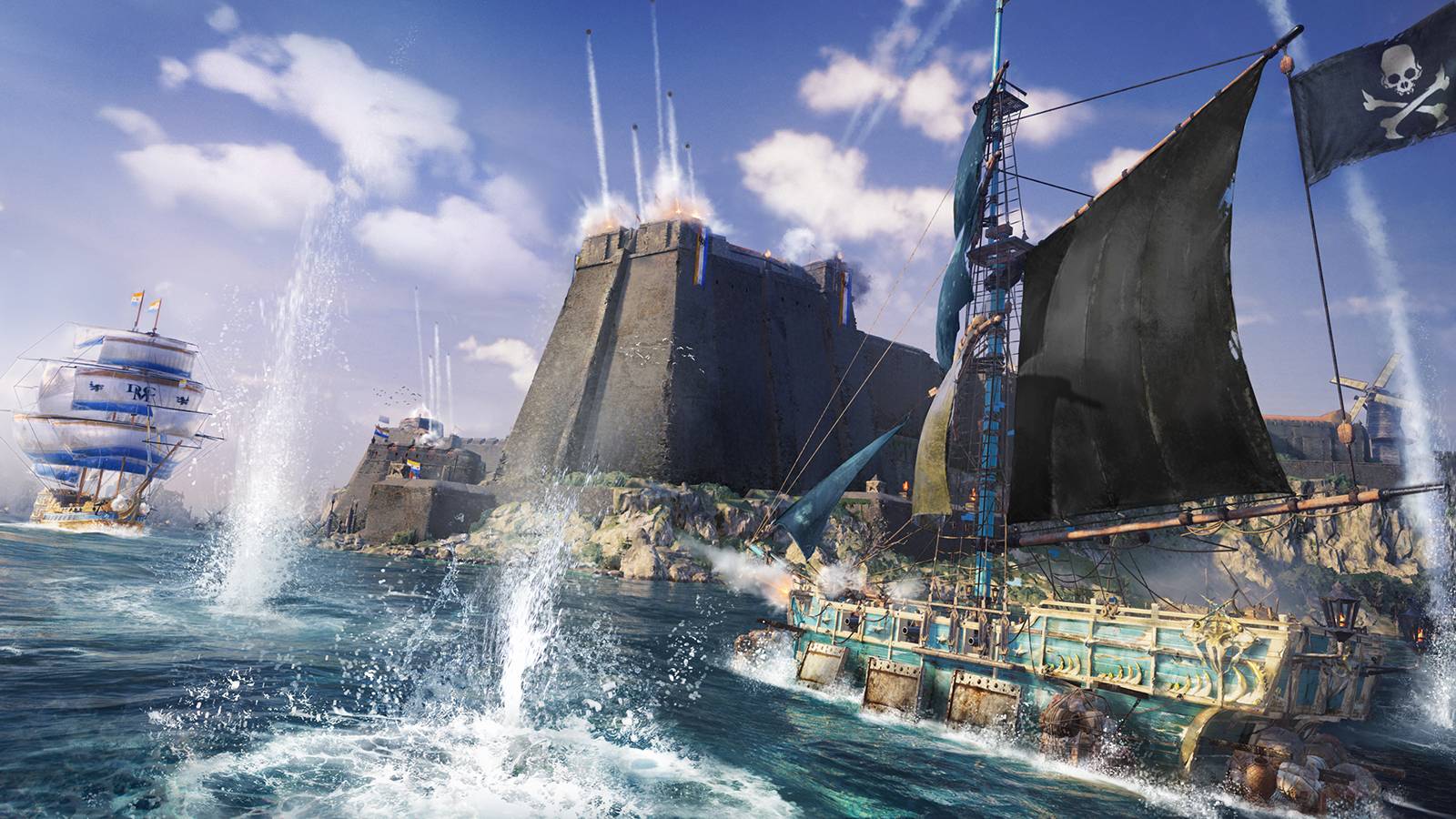 skull and bones fort battle