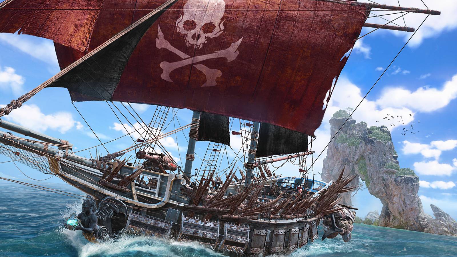 skull and bones red flag