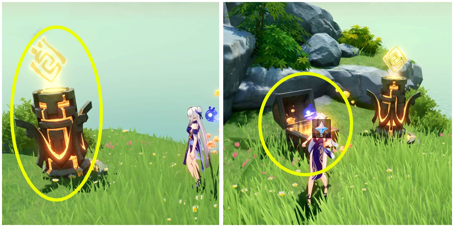 Genshin Impact 2.8 How To Solve All The Elemental Monuments Puzzles In