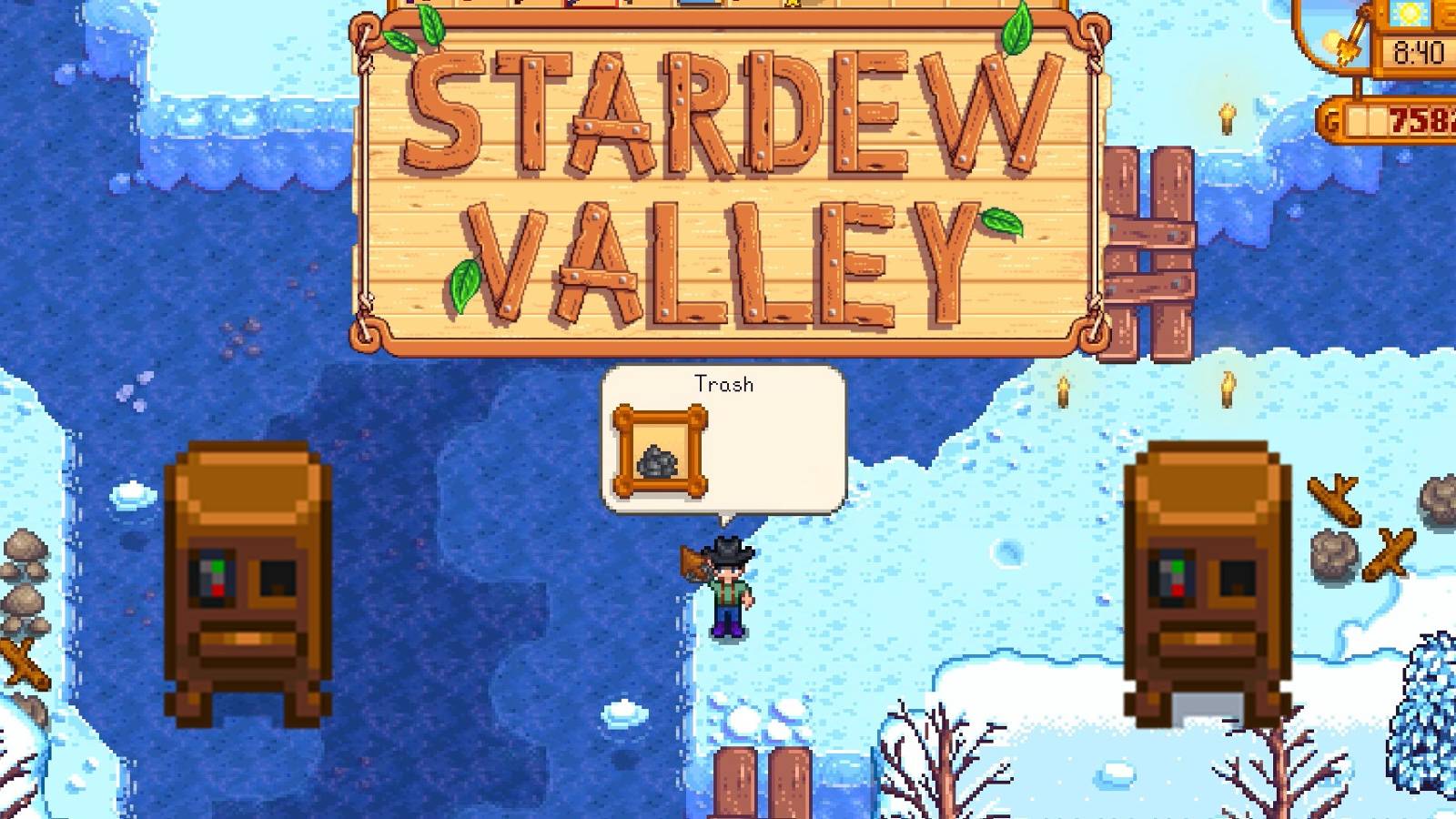 stardew valley fishing trash and recycle