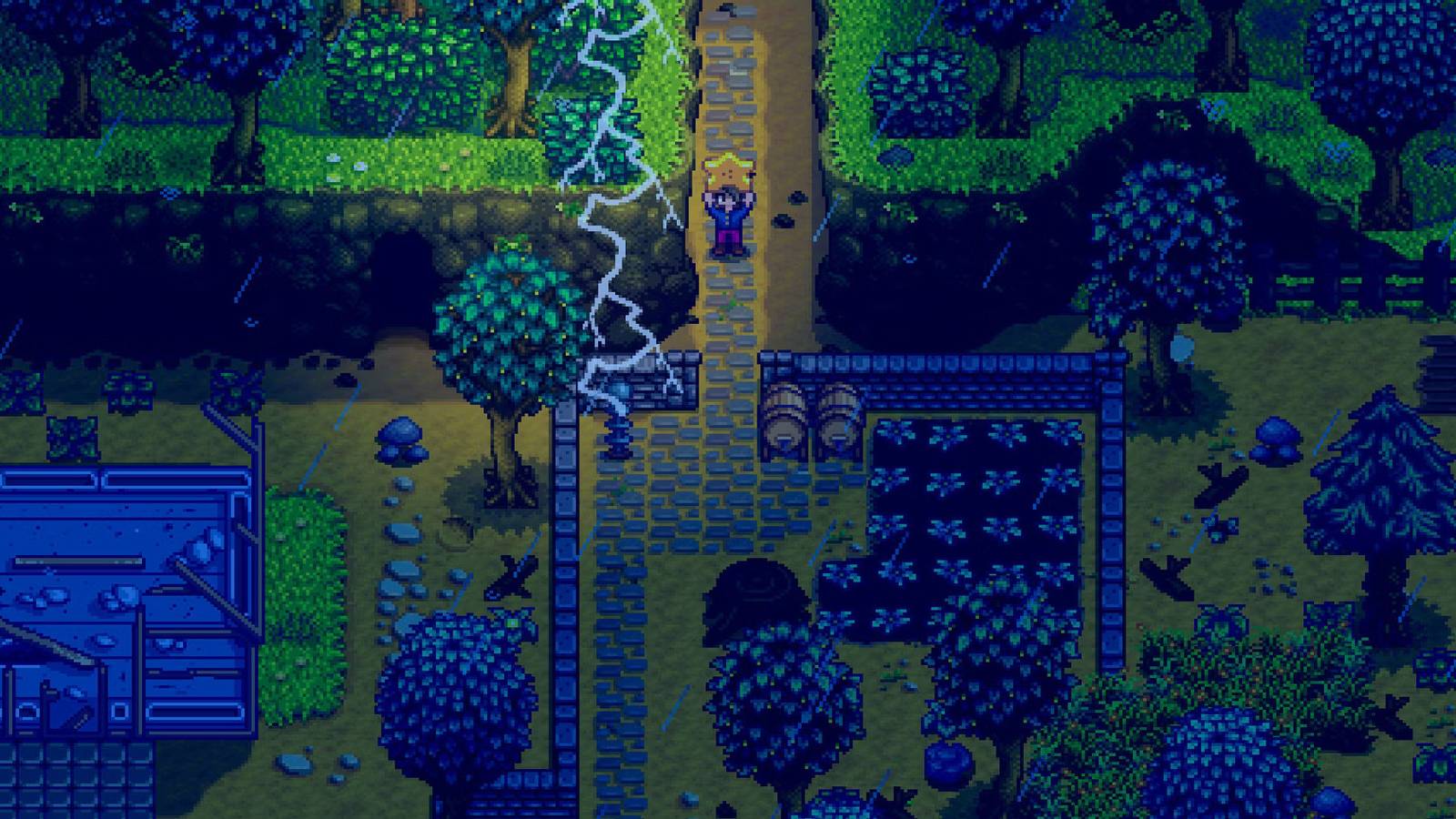 Lightning rod in Stardew Valley
