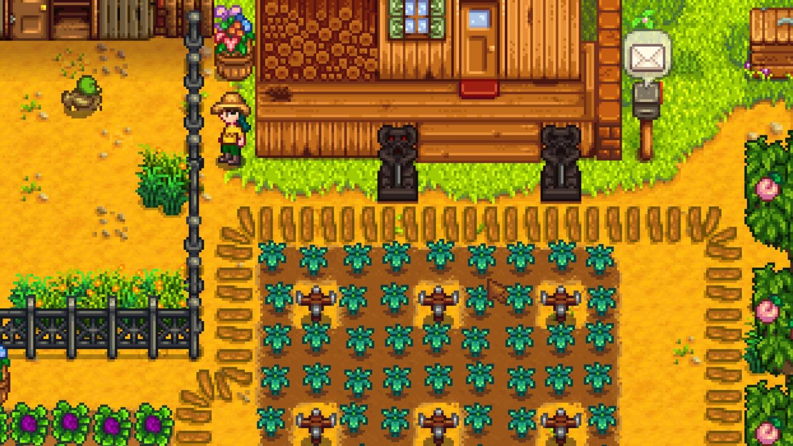 Stardew Valley Field of Sprinklers