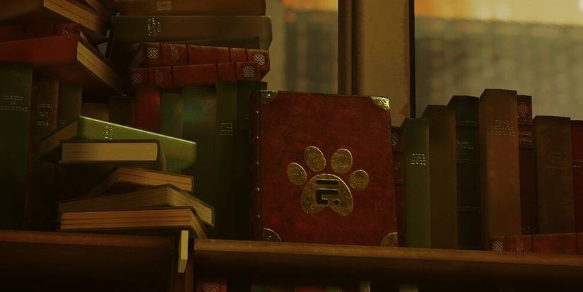 Gravity Falls easter egg in Stray library 