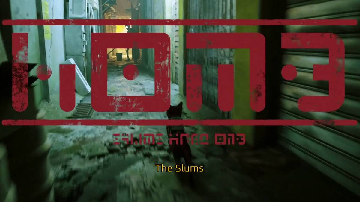 The fourth chapter of Stray, The Slums