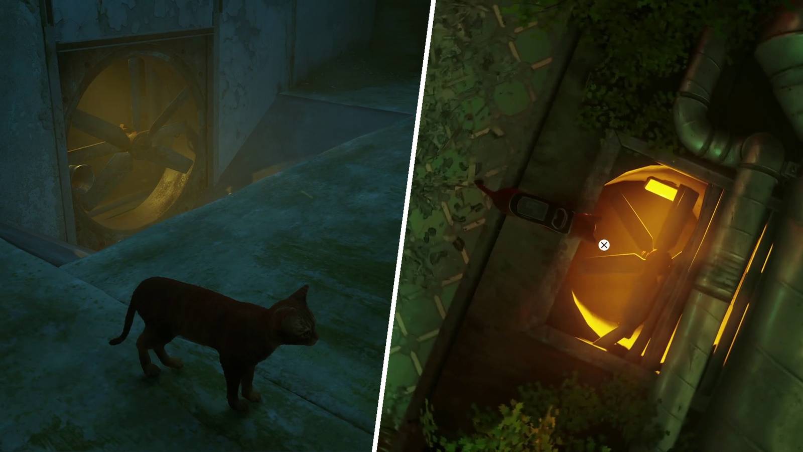 How to stop the fans in Chapter 2 and Chapter 4 of Stray