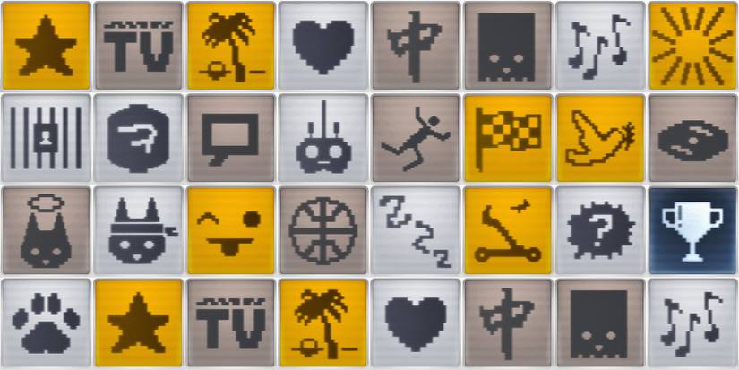 All of the trophies in Stray