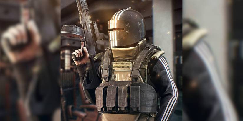 Killa poses with an RPK and his classic outfit