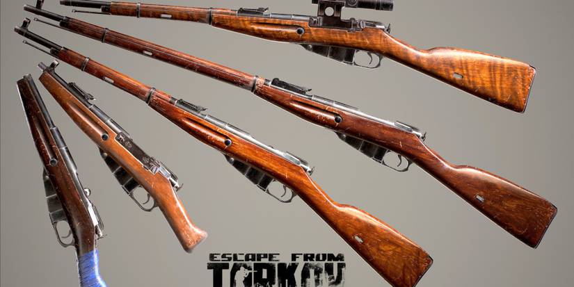Selection of Mosins in Tarkov