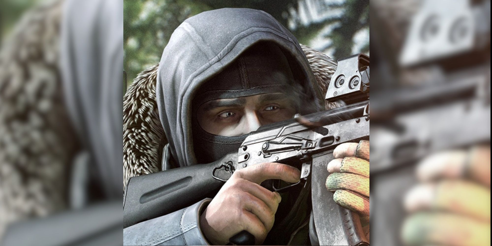Shturman takes aim with an AK-103