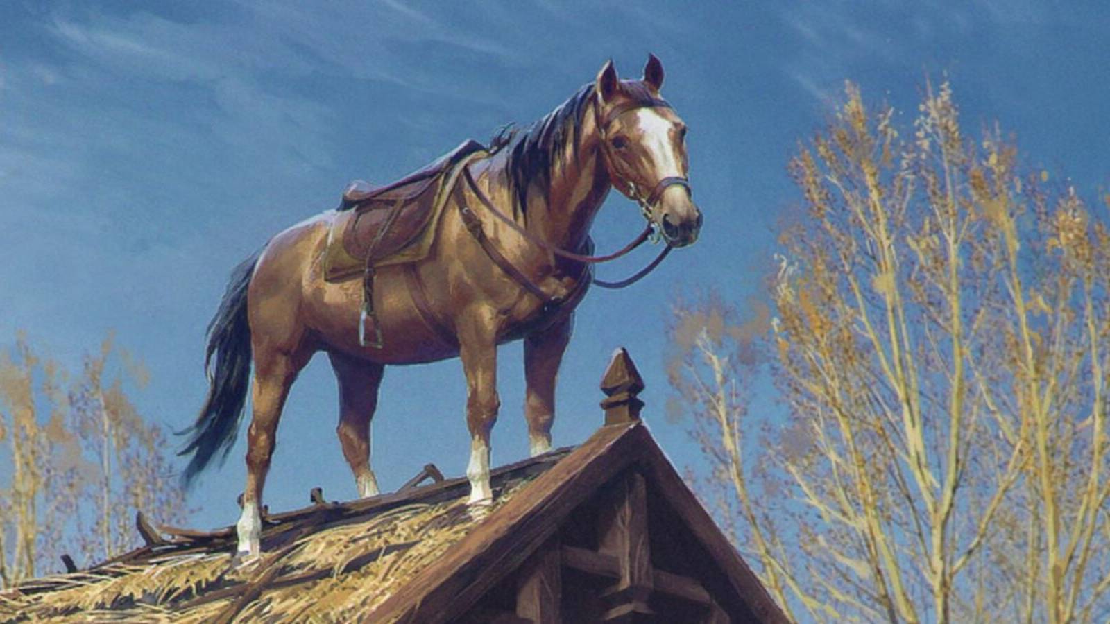 the-witcher-3-roach-on-rooftop-gwent