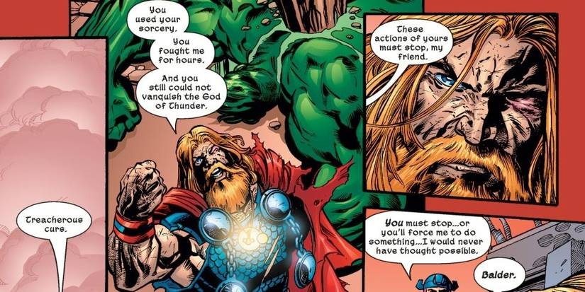 thor after killing hulk and the thing