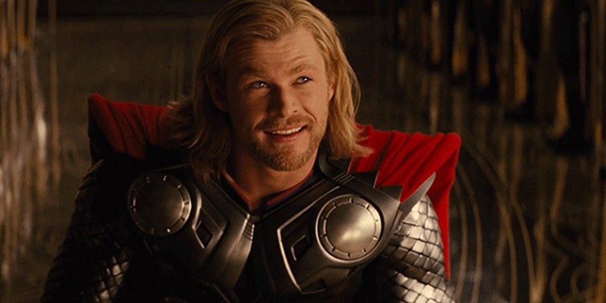 thor with bleached eyebrows from 2011's thor