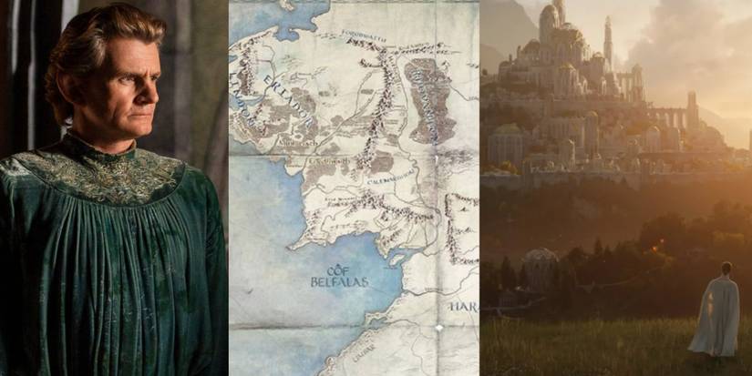 title image Children of Hurin Celembribor old map Valinor