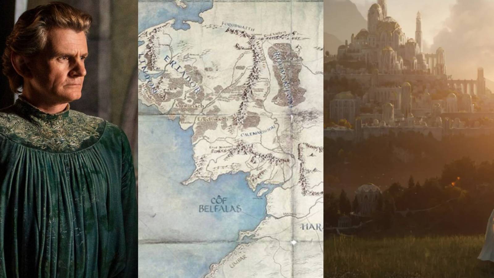 title image Children of Hurin Celembribor old map Valinor