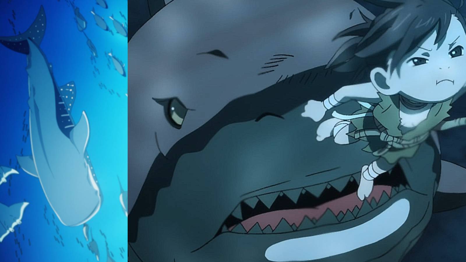 title split image anime sharks Dororo A Sister's All You Need