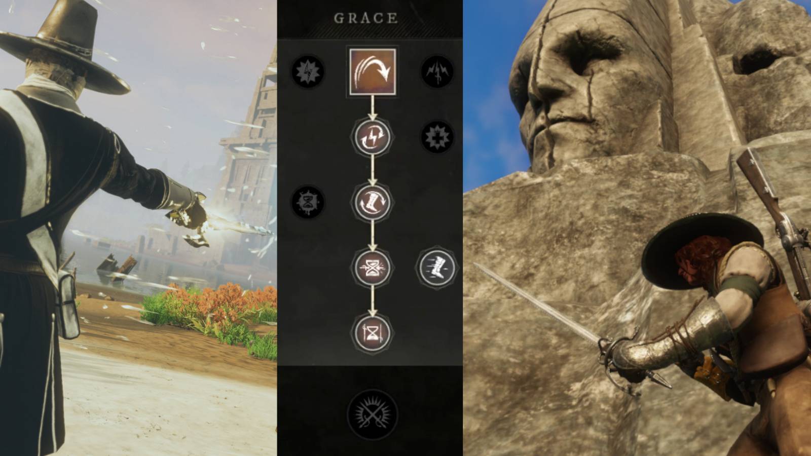 title split image best rapier build