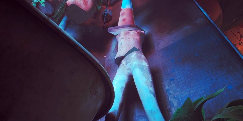 traffic cone location in stray