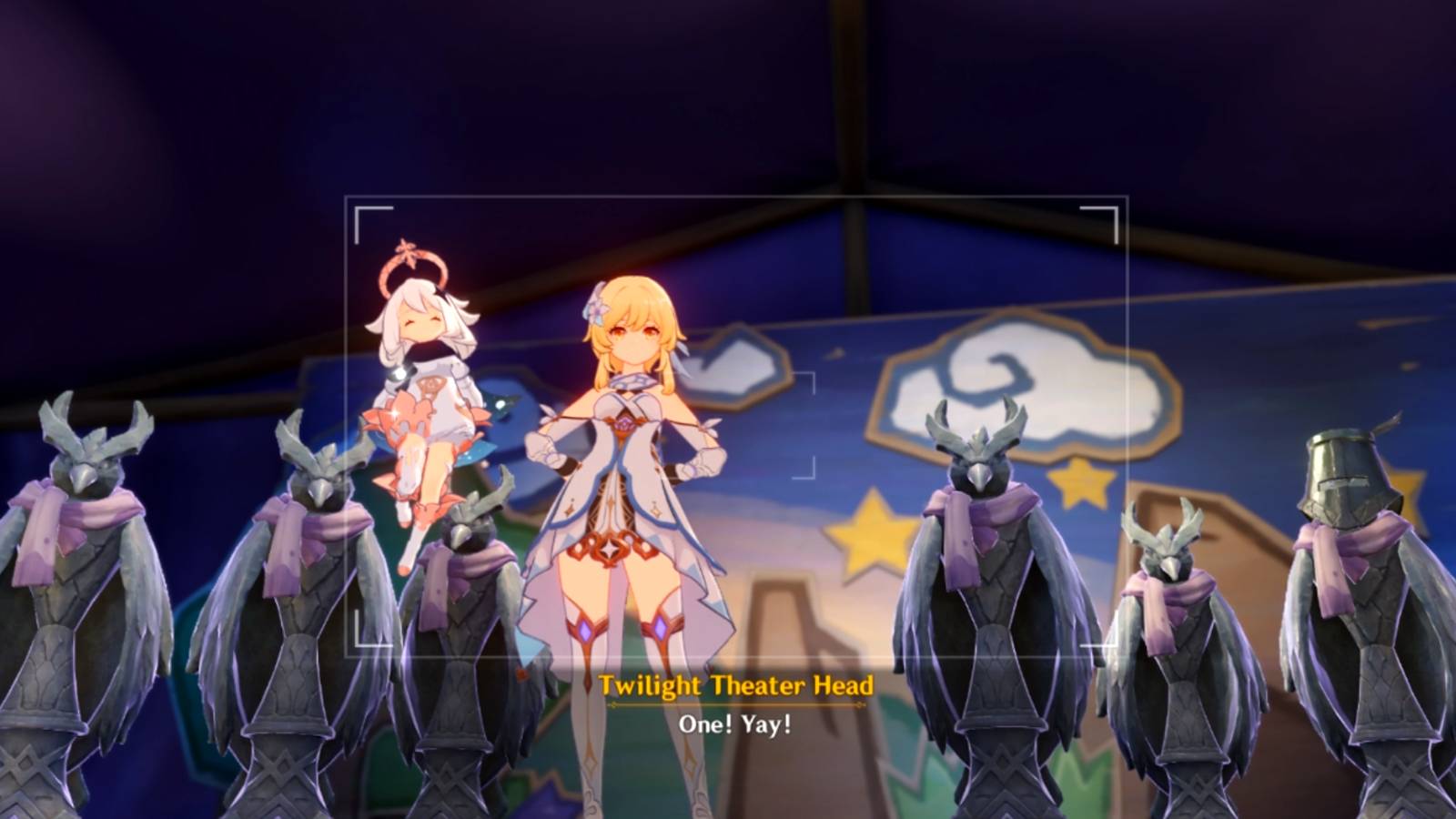 traveler, and paimon in genshin impact