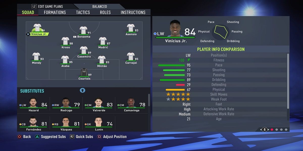 FIFA 22 Vinicius Jnr.