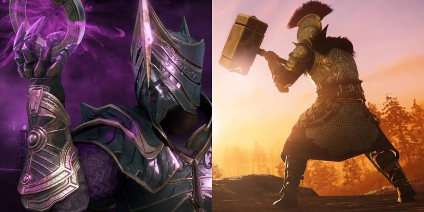 weapon combos life staff new world void gauntlet warhammer