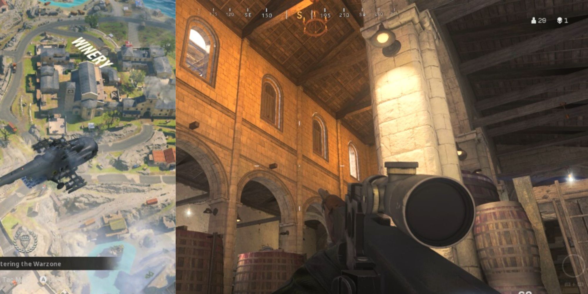 The Winery Map Area And Main Winery Building In Call Of Duty Warzone Fortune's Keep