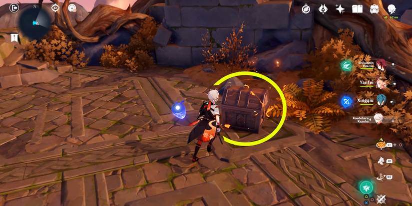 xinyan domain nineth chest location in genshin impact