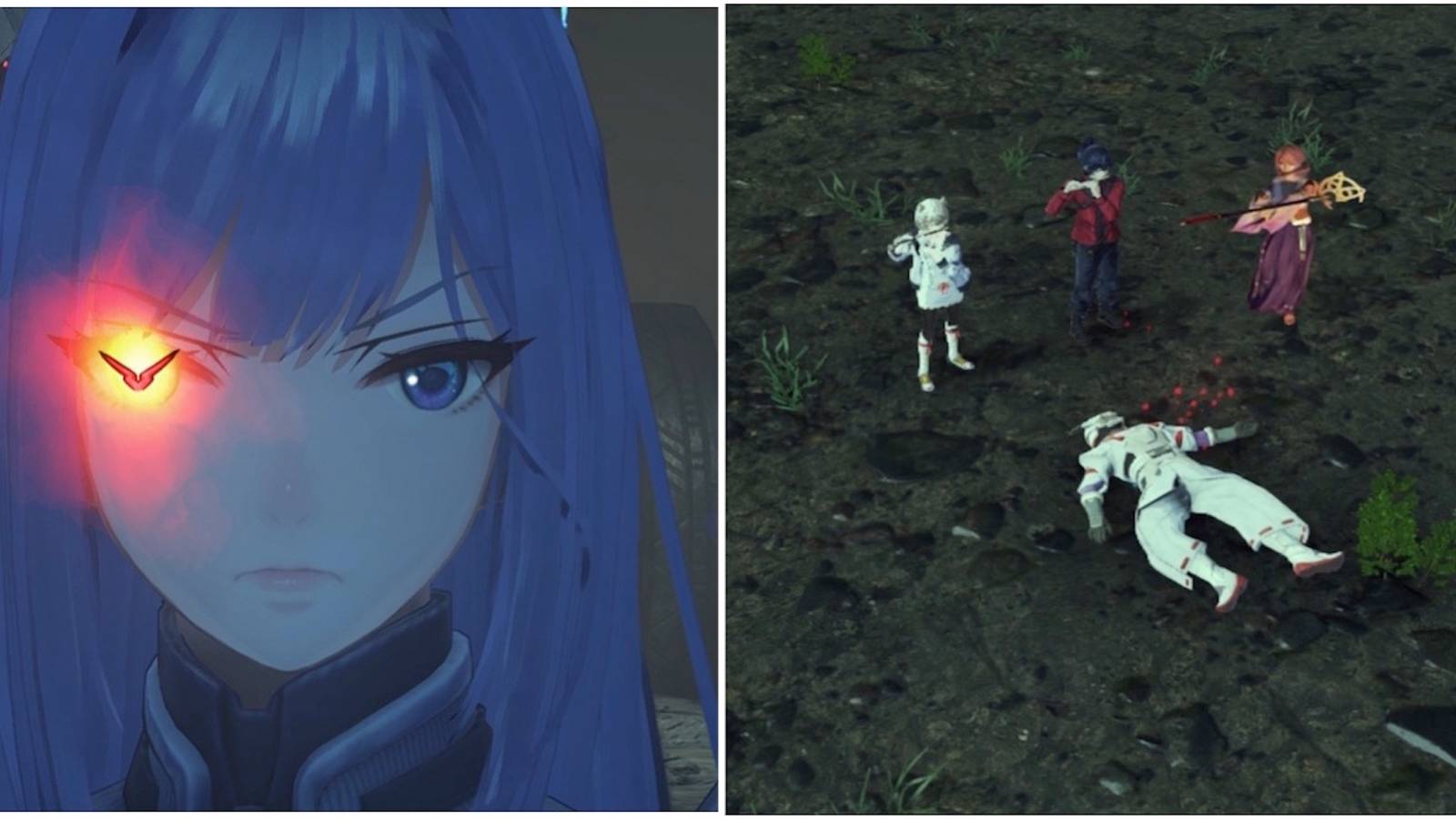 Xenoblade Chronicles 3 memes involving Code Geass and Final Fantasy 10
