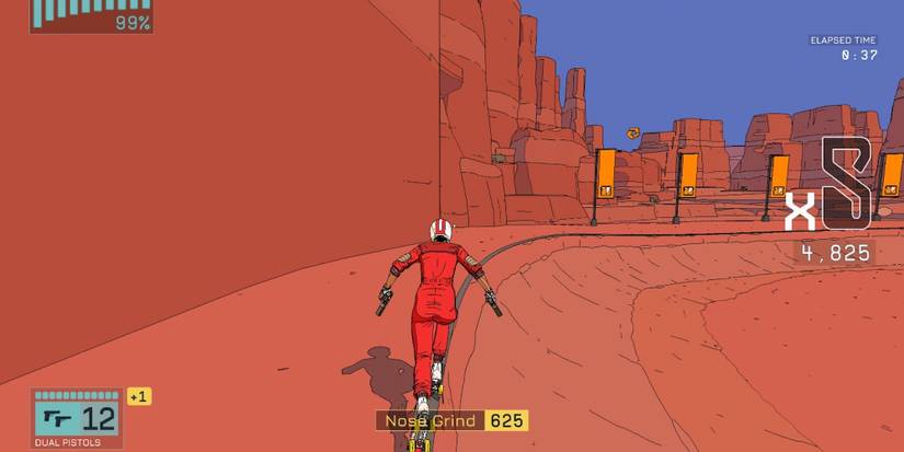 Exploring the world in Rollerdrome