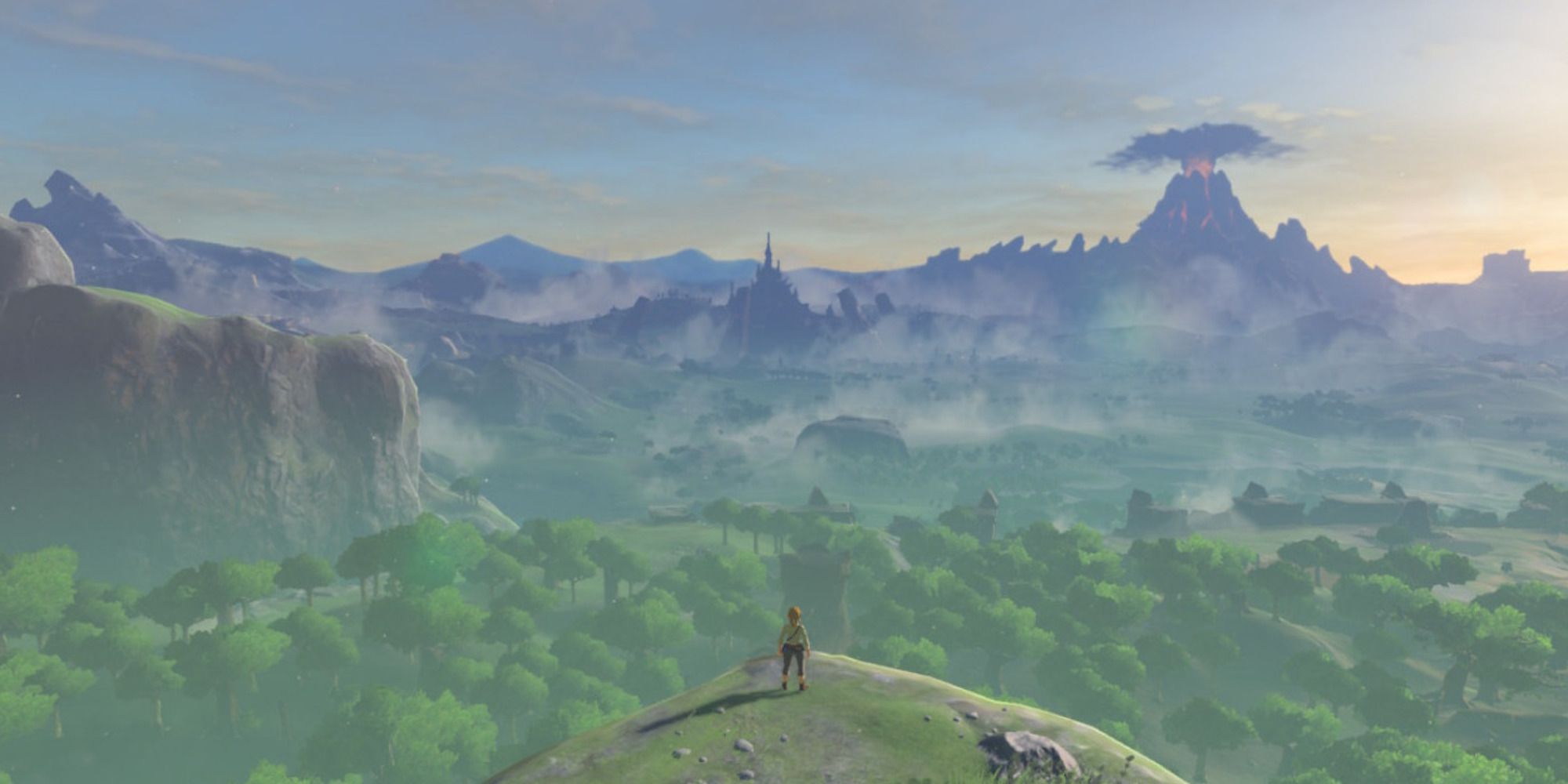 Exploring the world in The Legend Of Zelda Breath Of The Wild